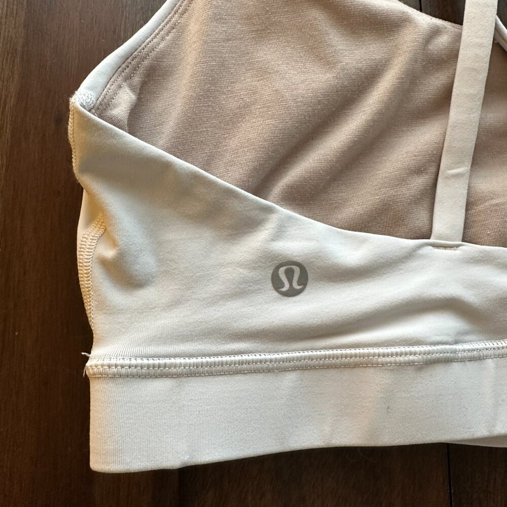 Lululemon EUC Energy Sports Bra White Size 12 - Picture 5 of 14